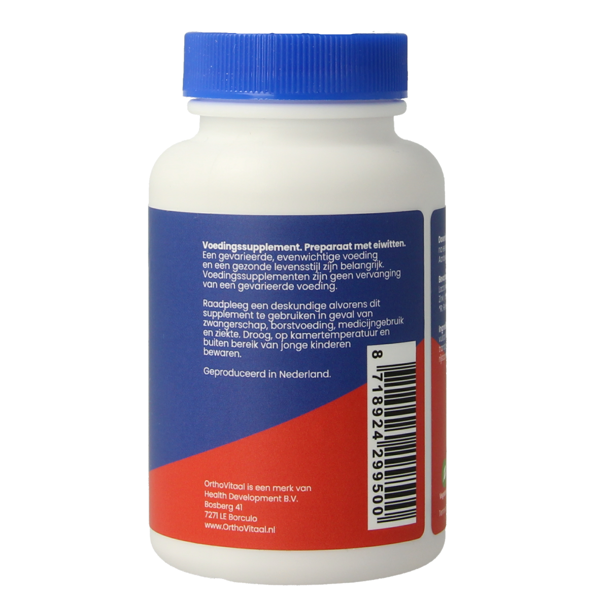 OrthoVitaal Lactoferrine 300mg 60.00 Vegetarische capsules