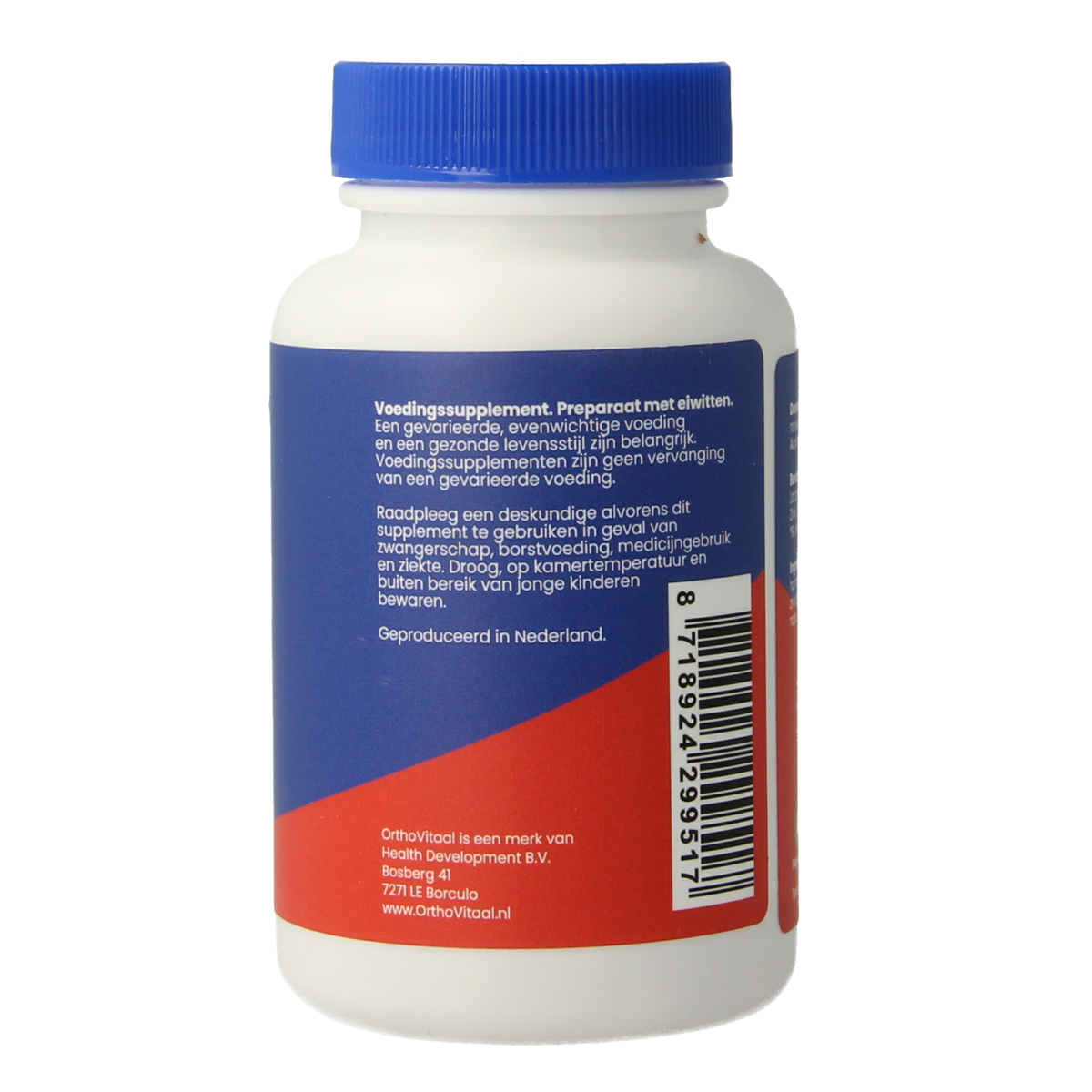 OrthoVitaal Lactoferrine 500mg 60.00 Vegetarische capsules