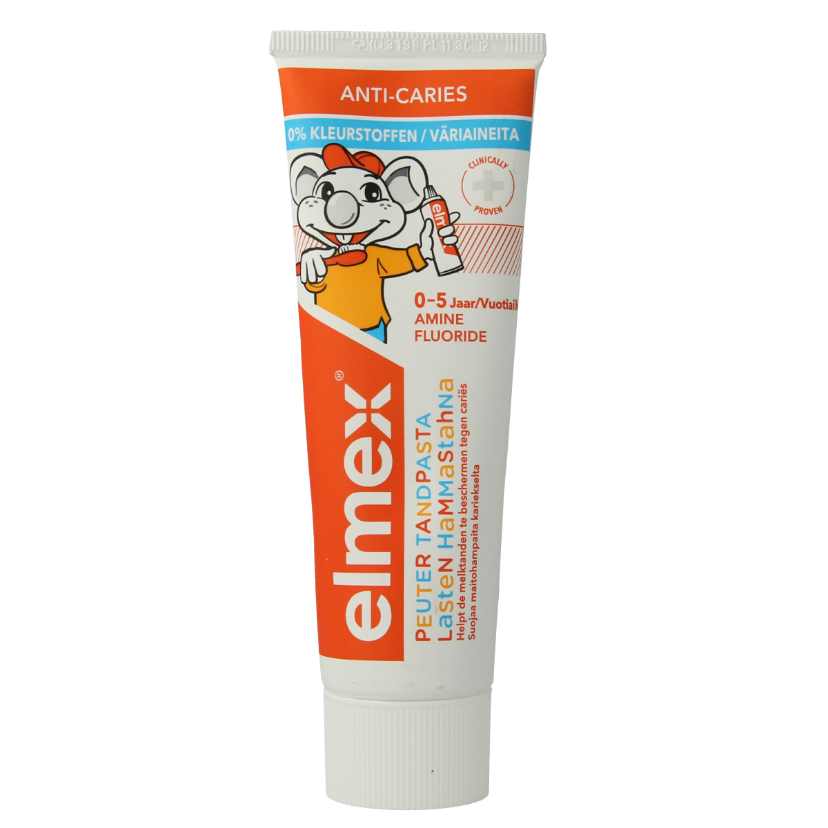 Elmex Tandpasta peuter 0-5 jaar 75.00 Milliliter