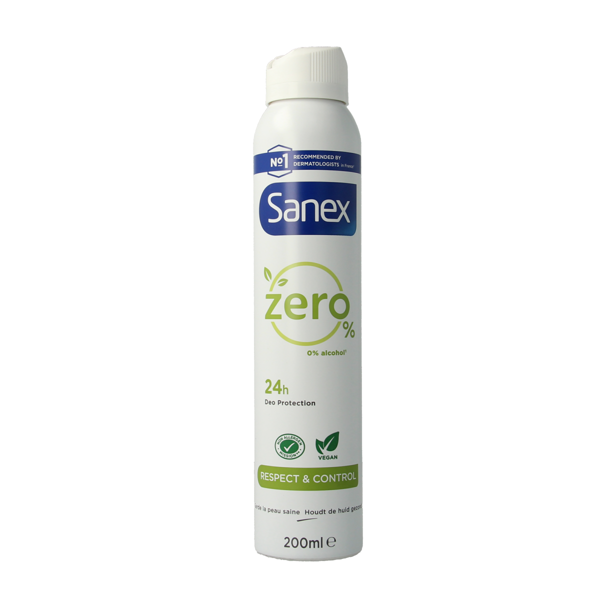 Sanex Deodorant spray zero% respect & control 200.00 Milliliter