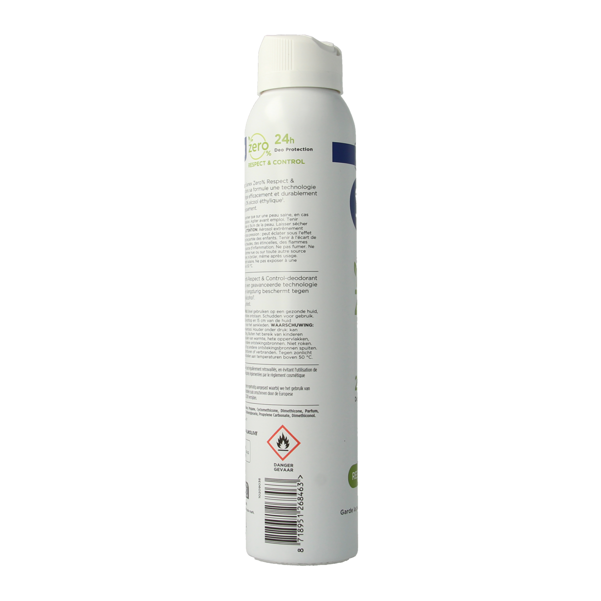 Sanex Deodorant spray zero% respect & control 200.00 Milliliter