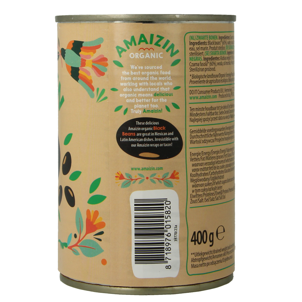 Amaizin Black beans bio 400.00 Gram