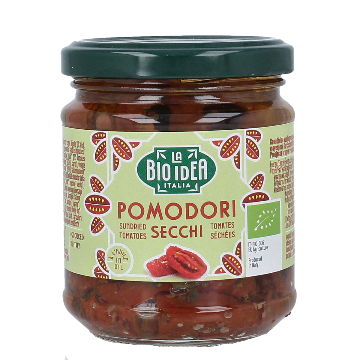 La Bio Idea Zongedroogde tomaten in olijfolie bio 190.00 Gram