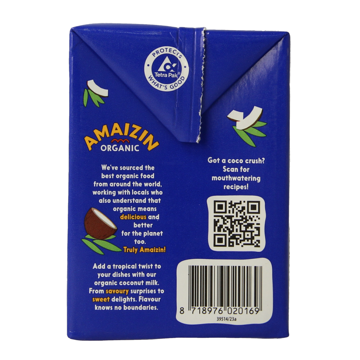 Amaizin Kokosmelk bio 500.00 Milliliter