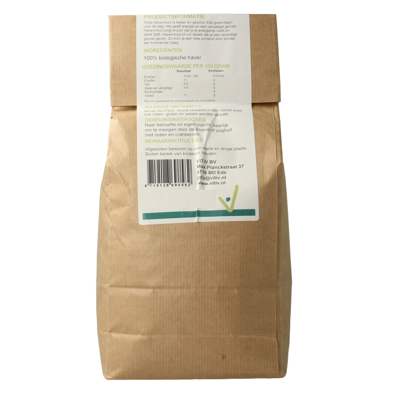Vitiv Havermout bio 1 Kilogram