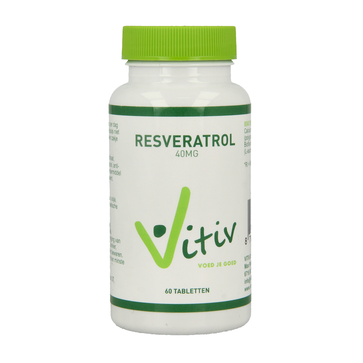 Vitiv Resveratrol 40mg 60.00 Tabletten