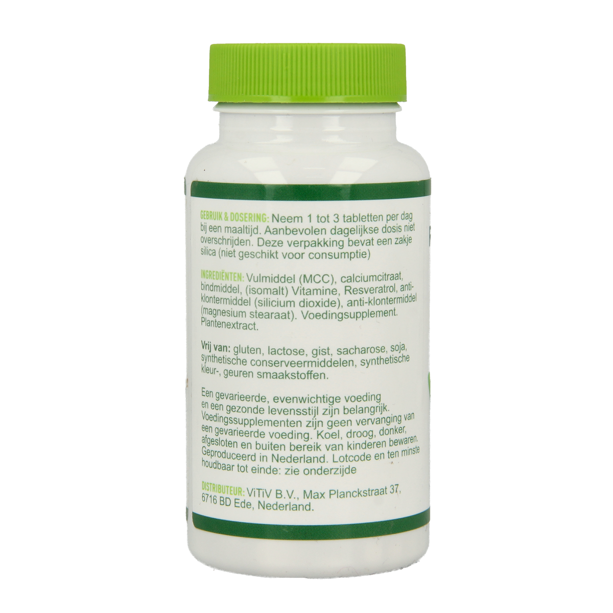 Vitiv Resveratrol 40mg 60.00 Tabletten