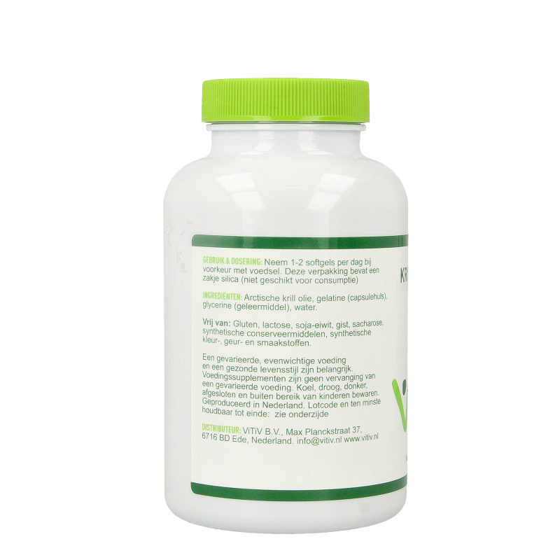 Vitiv Krillolie 500mg antartic 100 Softgels