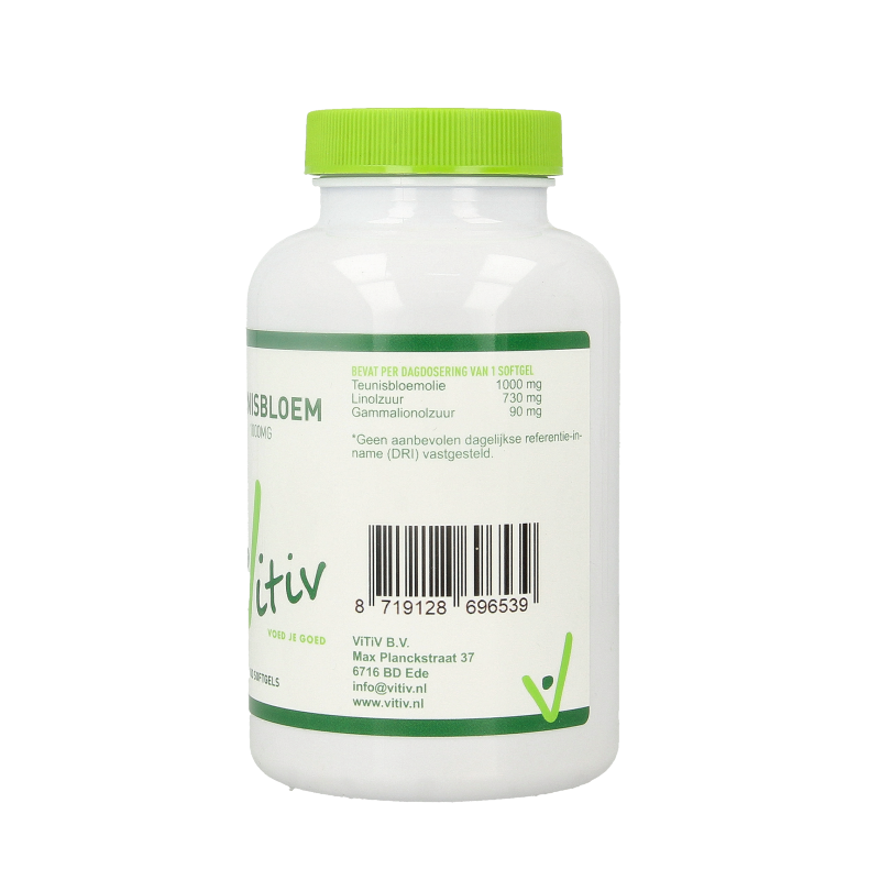 Vitiv Teunisbloemolie 1000mg 100 Softgels