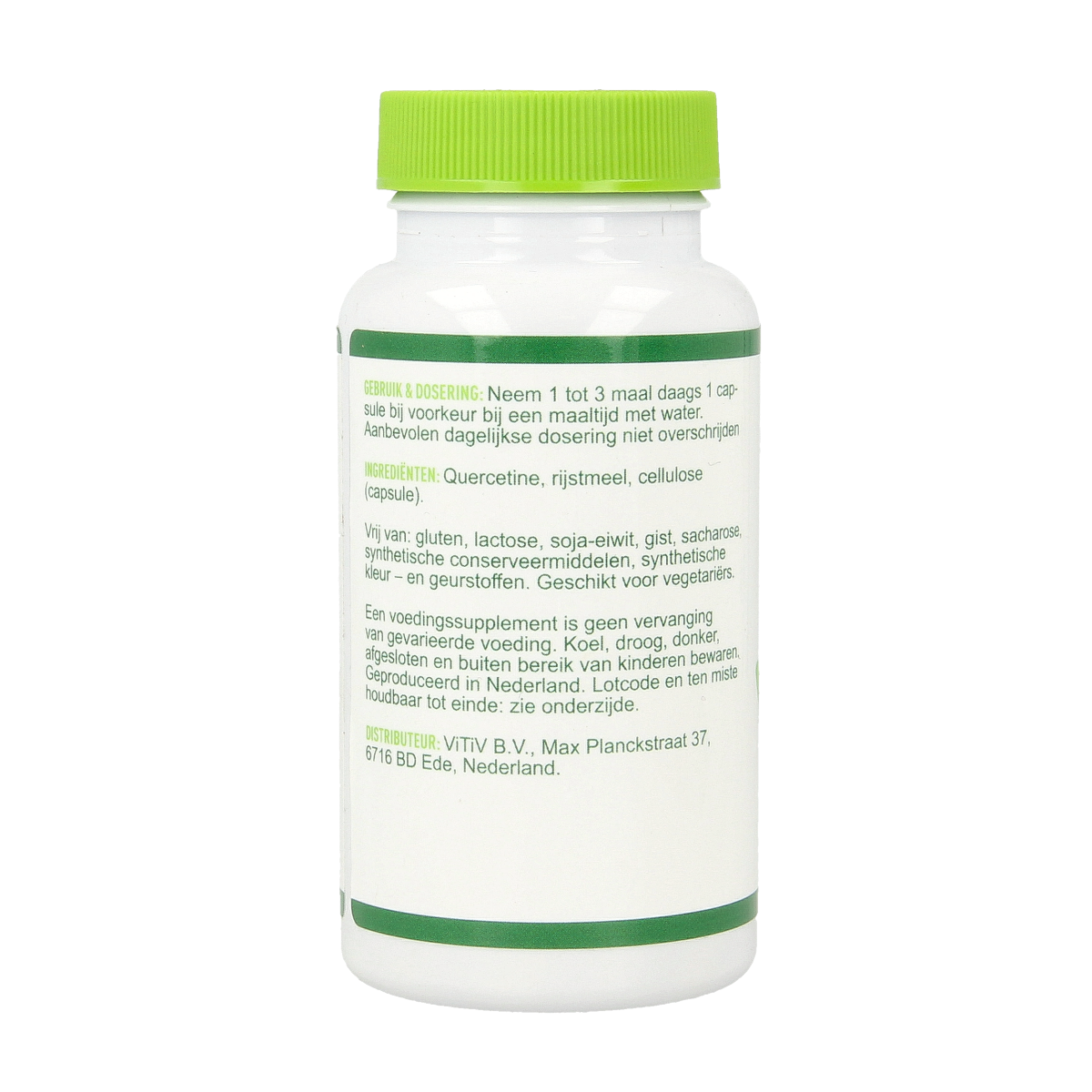 Vitiv Quercetine 500mg 60.00 Tabletten