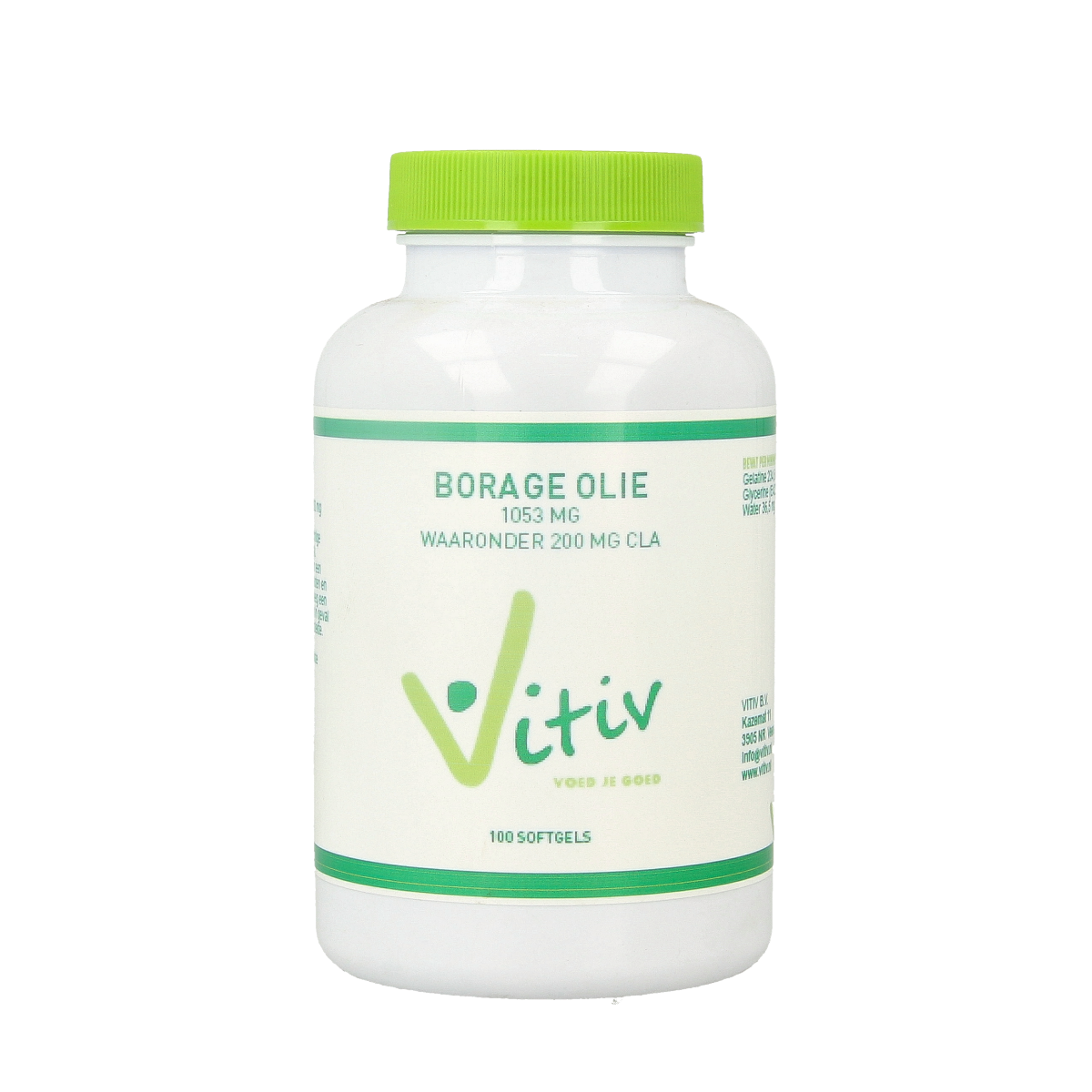 Vitiv Borage olie 100.00 Softgels