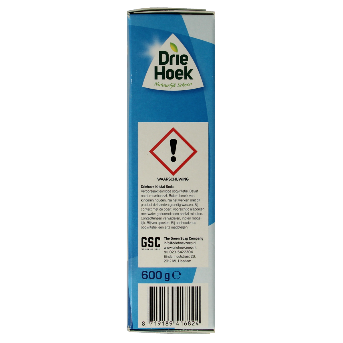 Driehoek Soda kristal 600.00 Gram