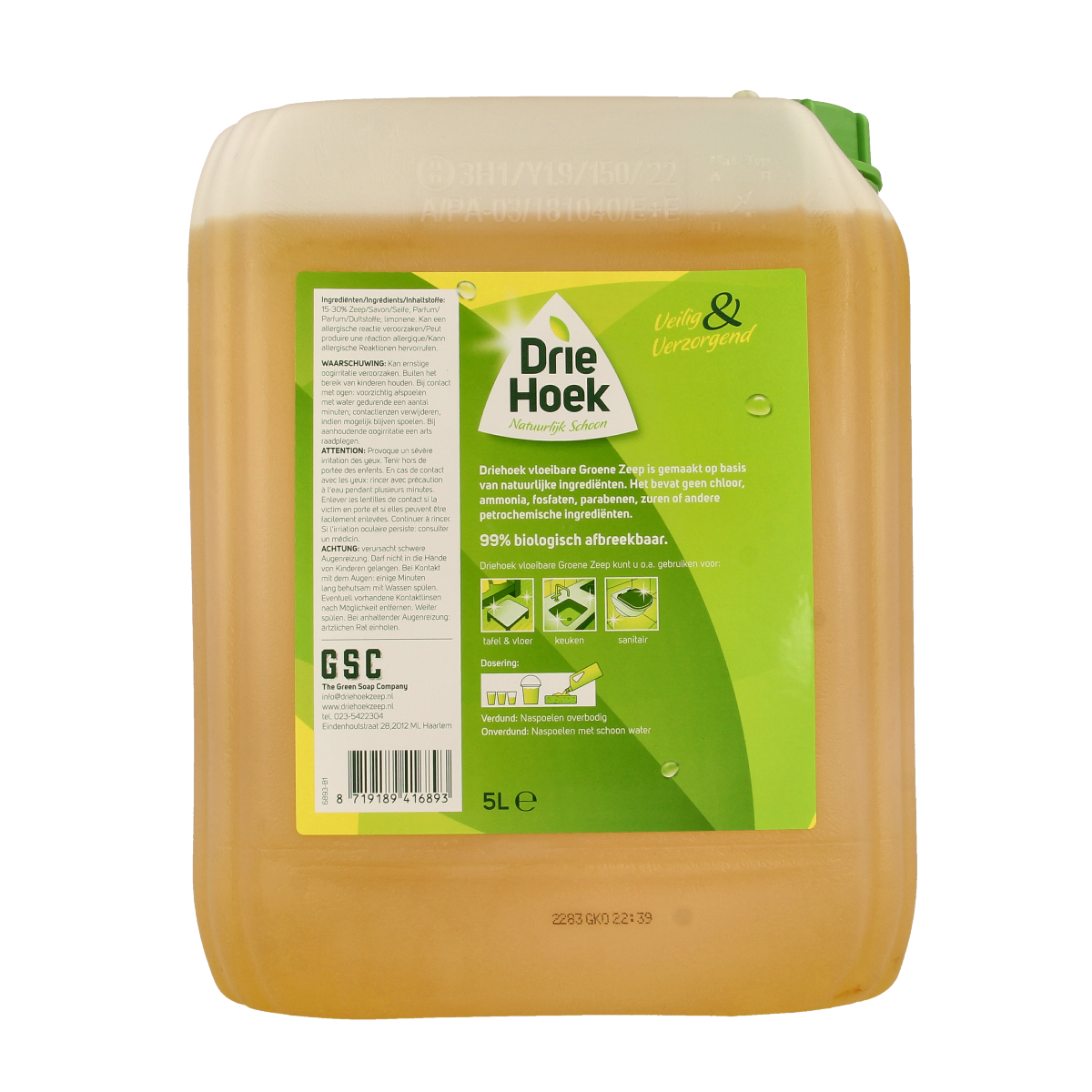 Driehoek Vloeibare zeep 5000.00 Milliliter