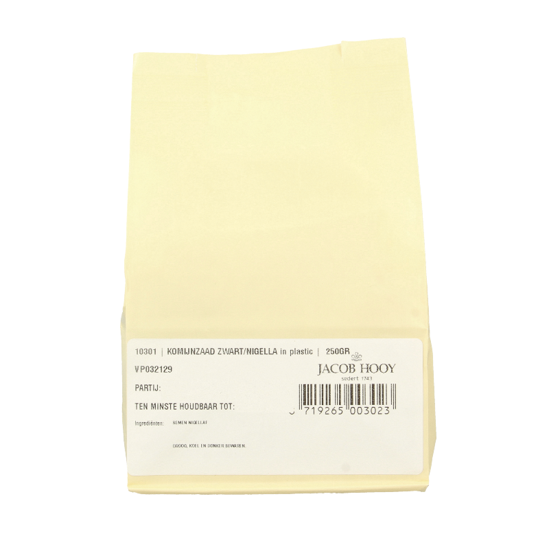 Jacob Hooy Komijnzaad zwart 250 Gram