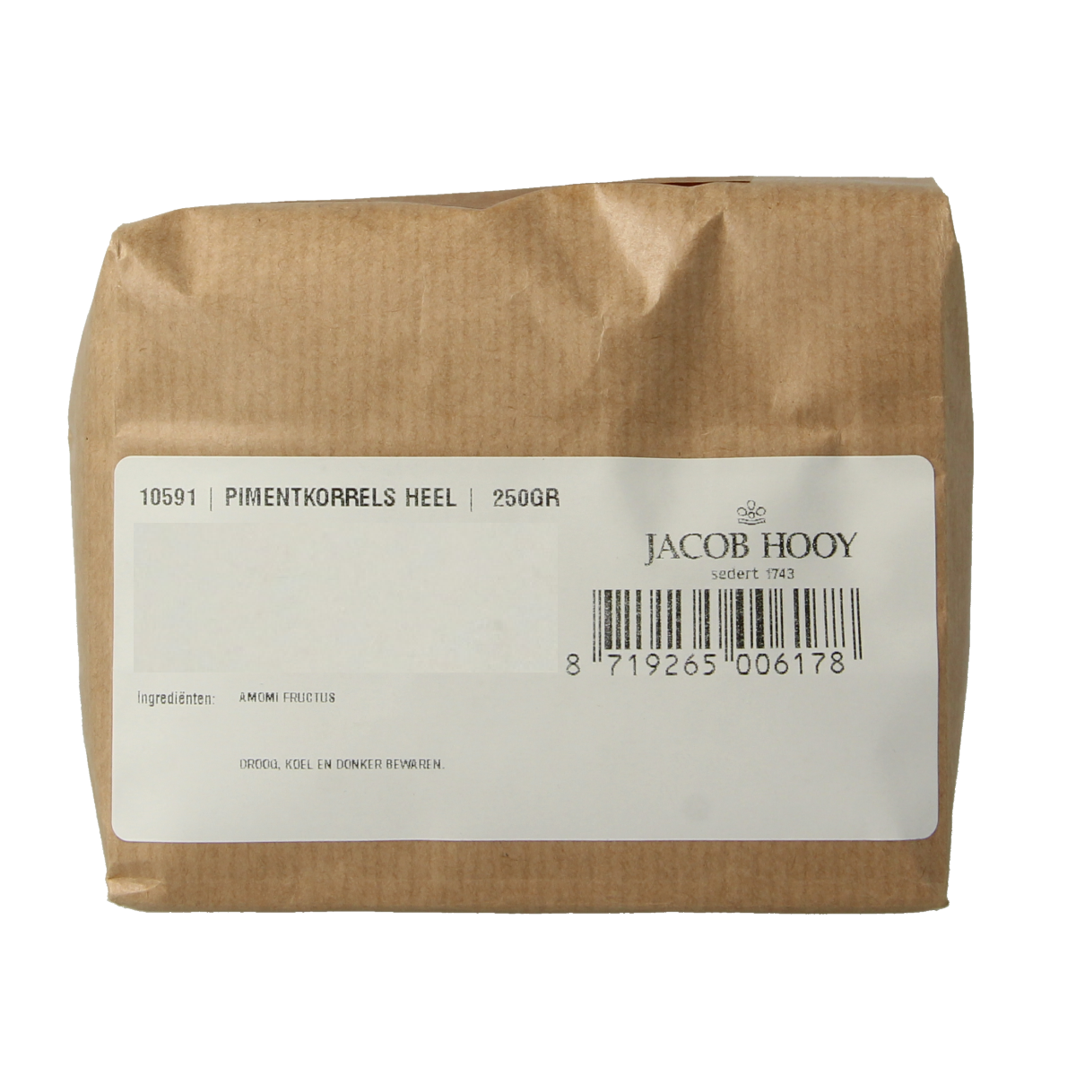 Jacob Hooy Pimentkorrels 250.00 Gram