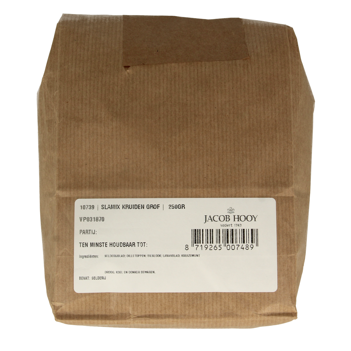 Jacob Hooy Slamix kruiden grof 250.00 Gram