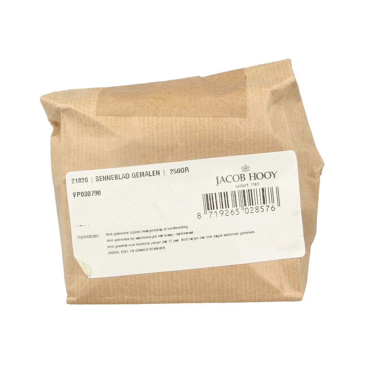 Jacob Hooy Senneblad gemalen 250.00 Gram