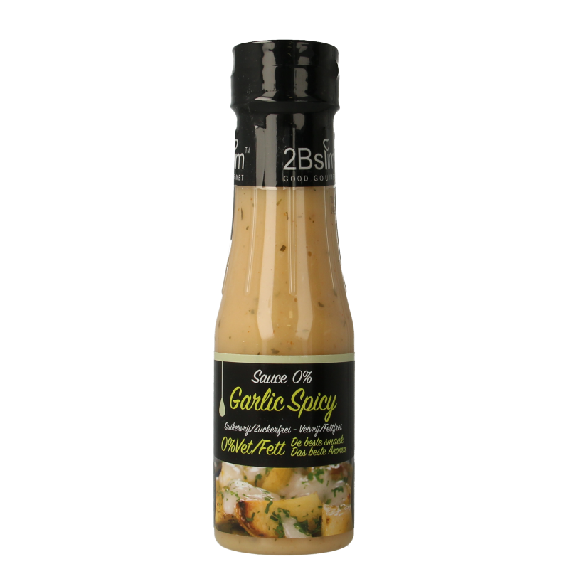2bslim Knoflooksaus spicy 250 Milliliter