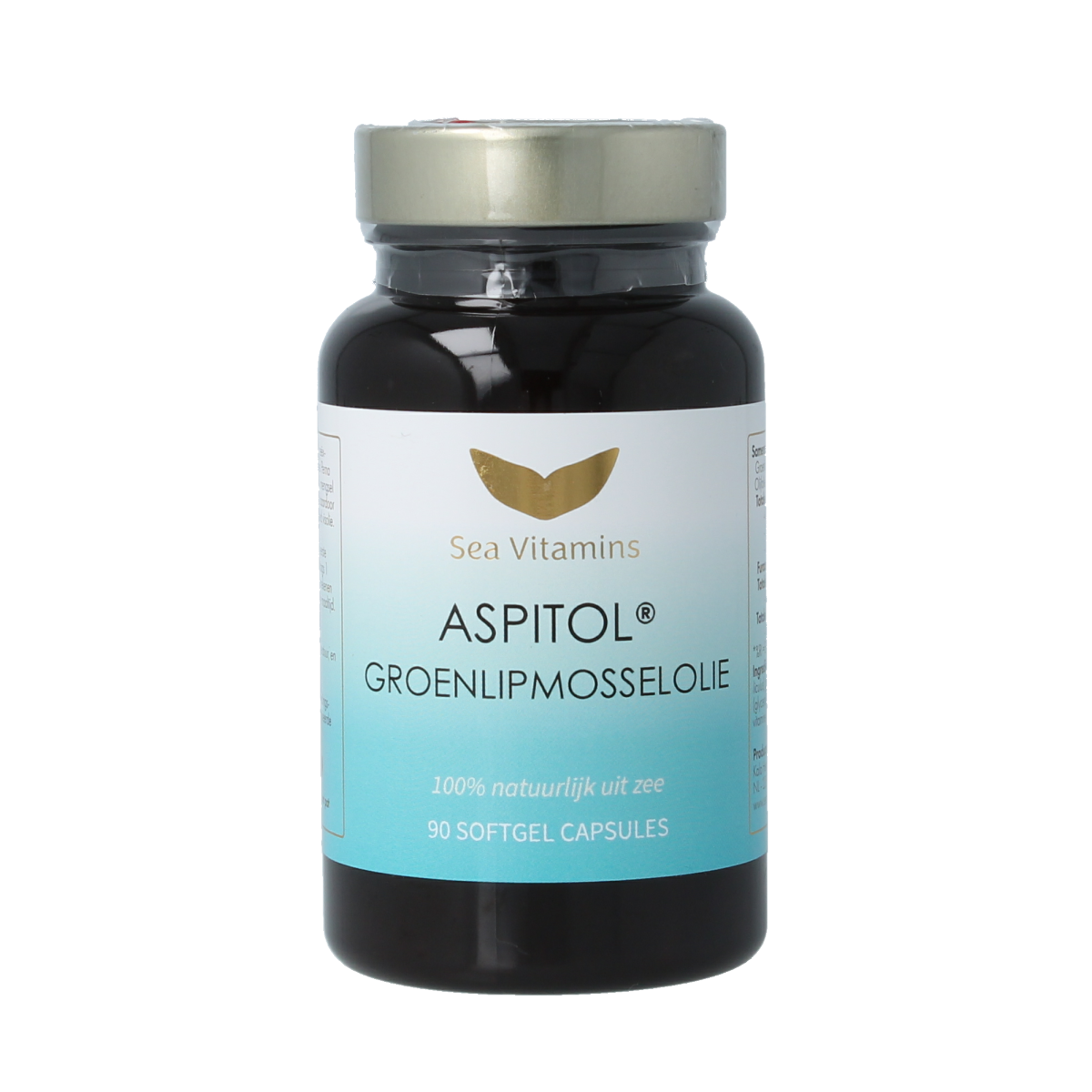 Sea Vitamins Groenlipmosselolie aspitol 90.00 Vegetarische capsules