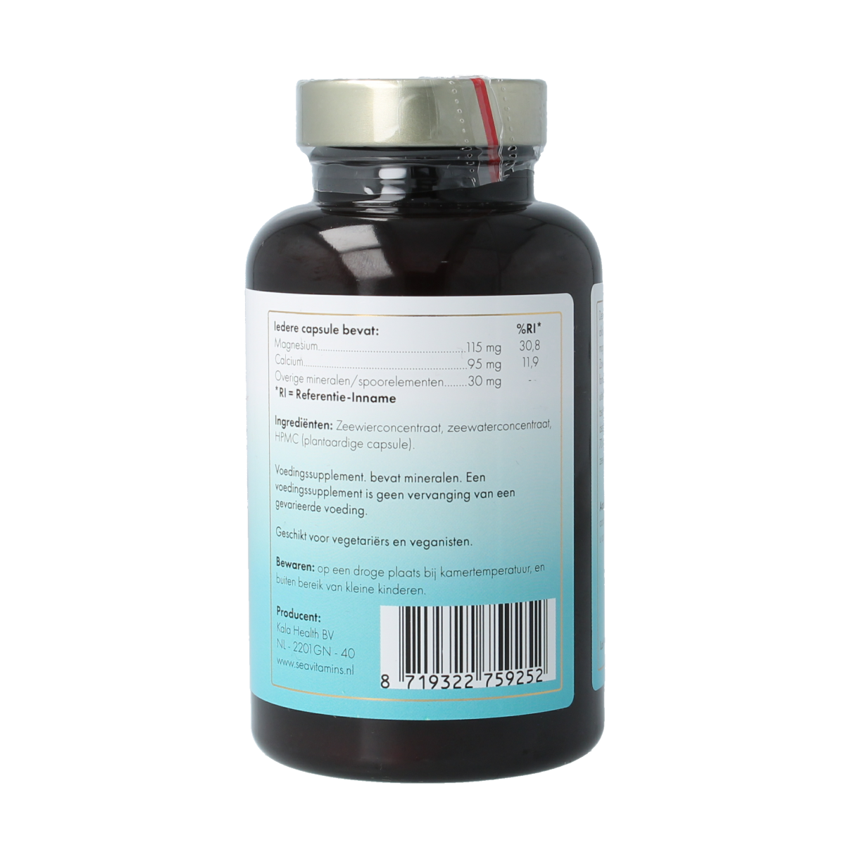 Sea Vitamins Magnesium calcium zee 90.00 Vegetarische capsules