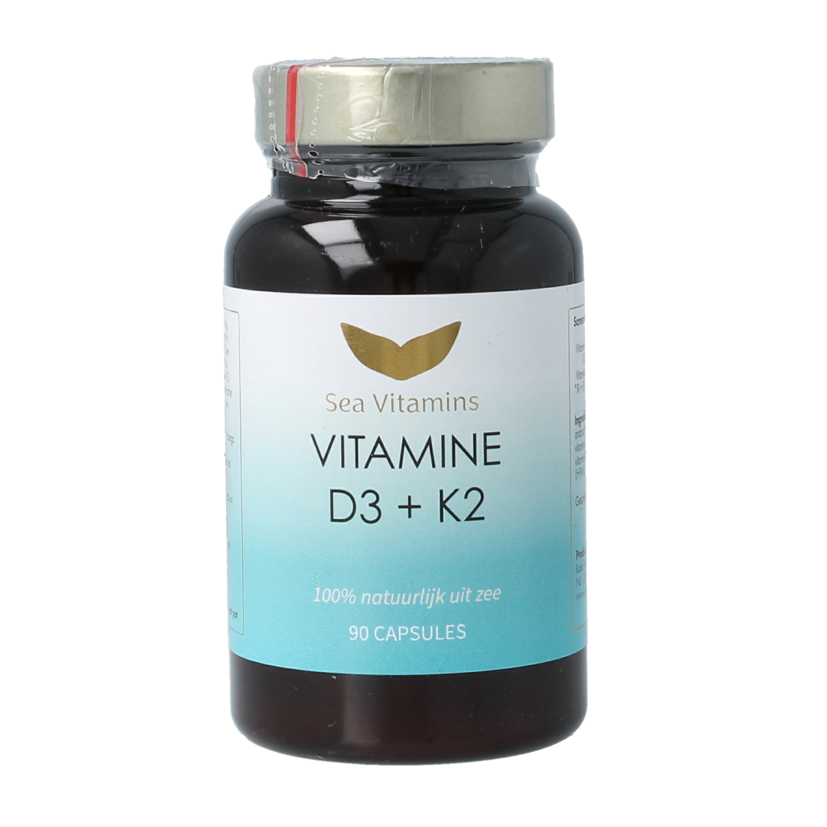 Sea Vitamins Vitamine D3 K2 uit zee 90.00 Vegetarische capsules