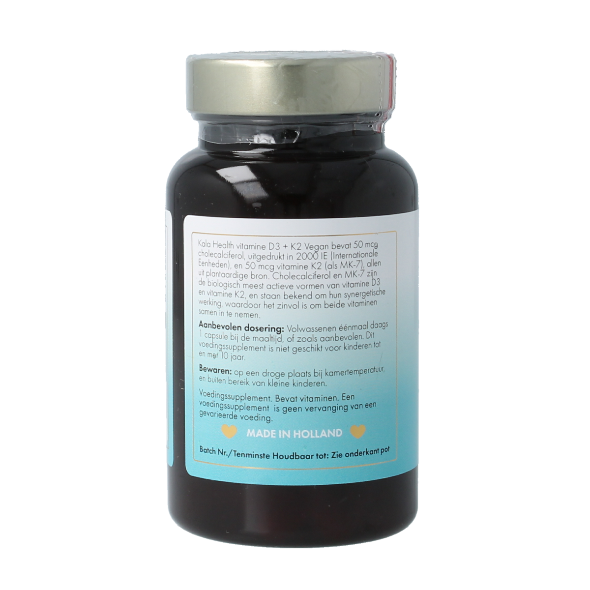 Sea Vitamins Vitamine D3 K2 uit zee 90.00 Vegetarische capsules