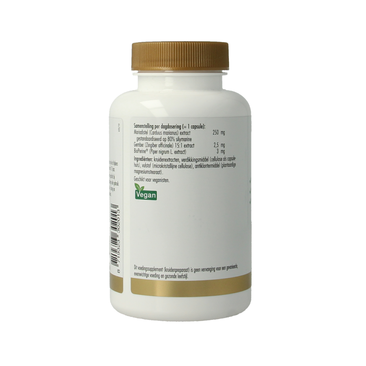 Golden Naturals Mariadistel 90.00 Vegetarische capsules