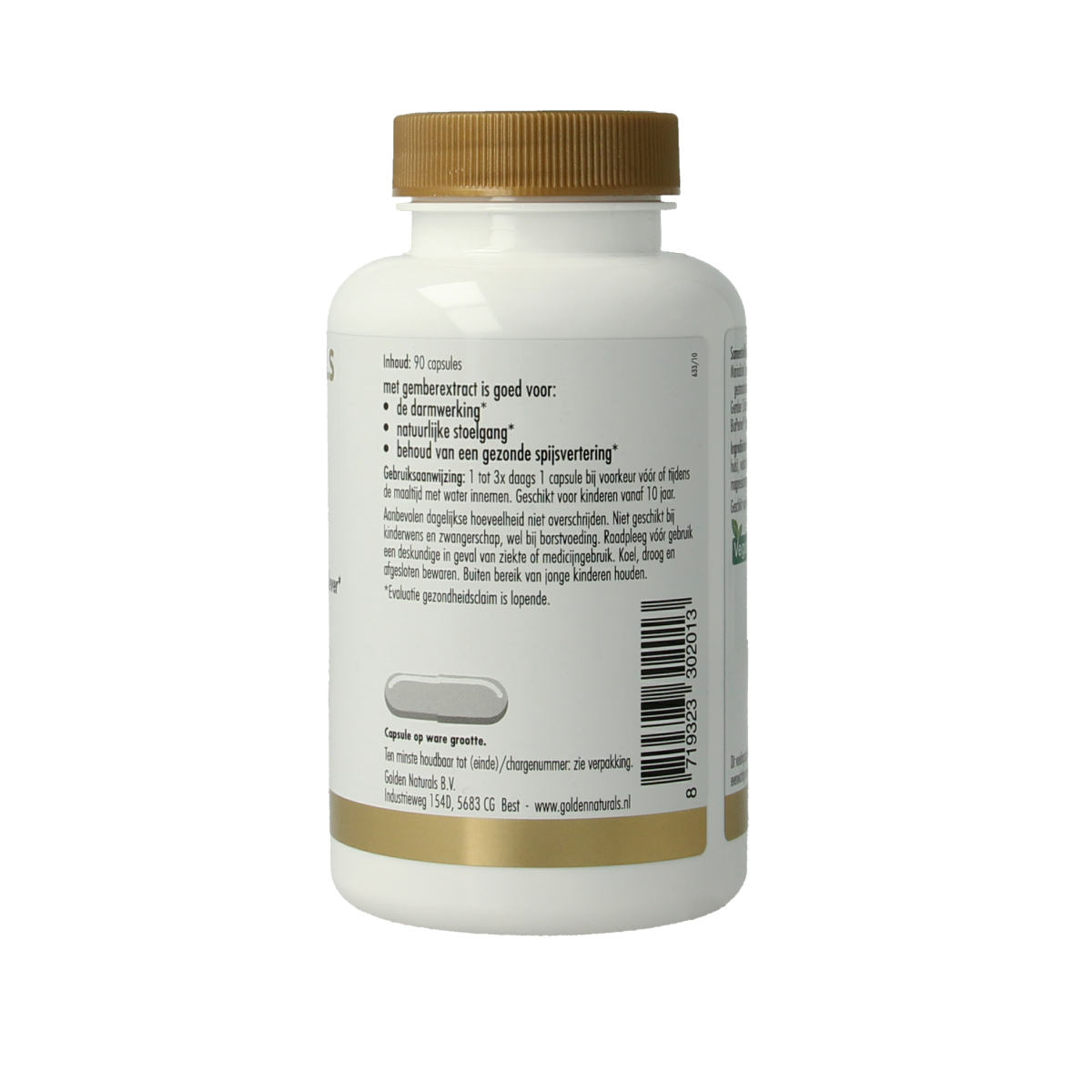 Golden Naturals Mariadistel 90.00 Vegetarische capsules