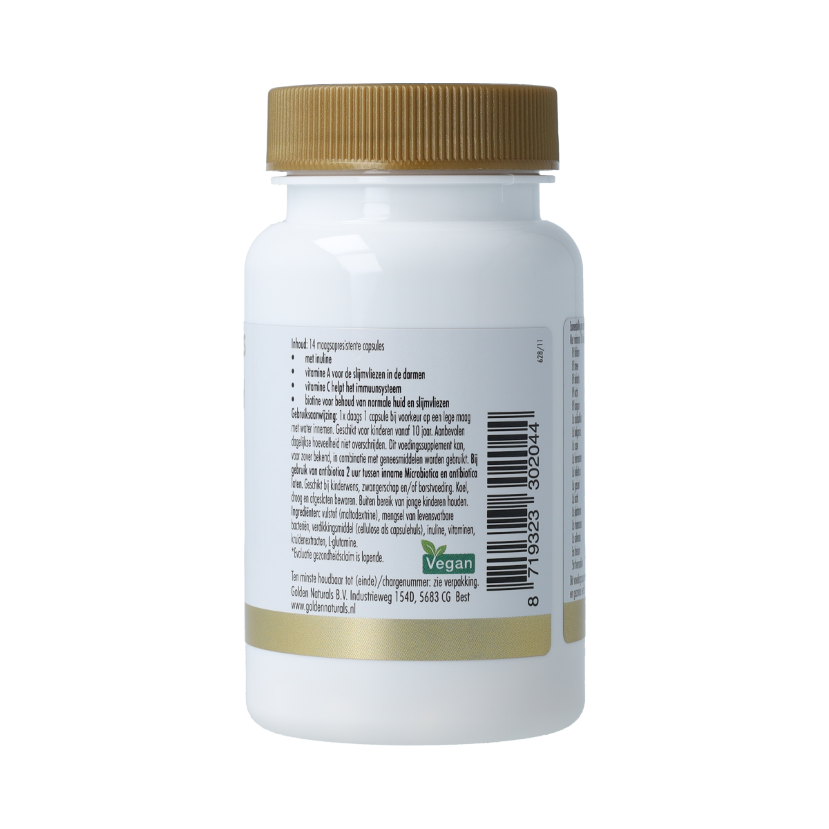 Golden Naturals Probiotica 100 miljard 14.00 Vegetarische capsules