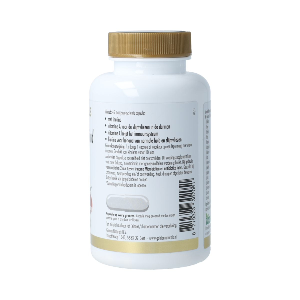 Golden Naturals Microbiotica 100 miljard 45.00 Vegetarische capsules