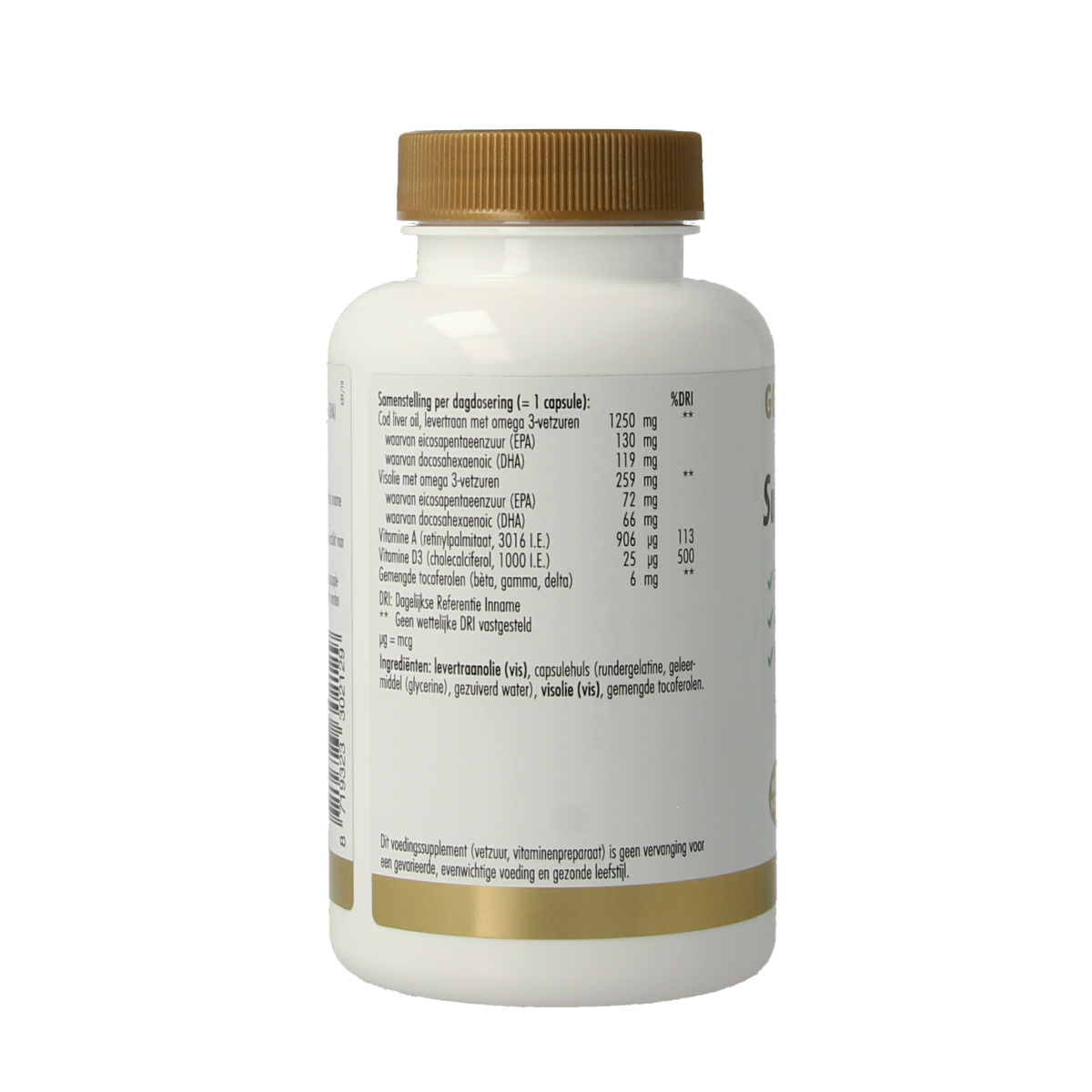 Golden Naturals Super cod liver oil 60.00 Capsules