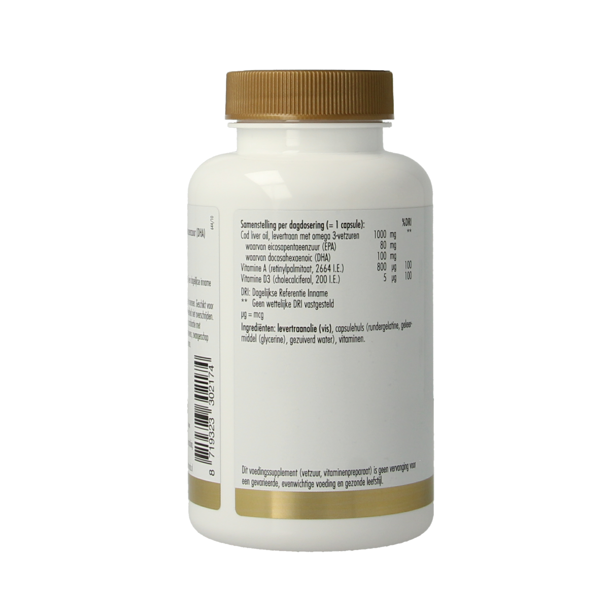 Golden Naturals Cod liver oil 90.00 Capsules