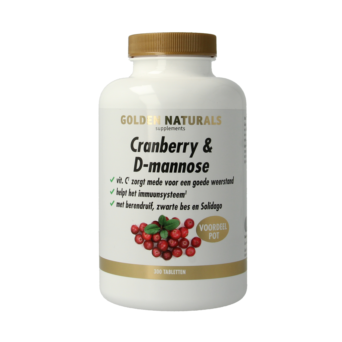 Golden Naturals Cranberry & D-Mannose 300.00 Tabletten