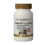 Golden Naturals Vitamine D3 25mcg vegan 120.00 Capsules