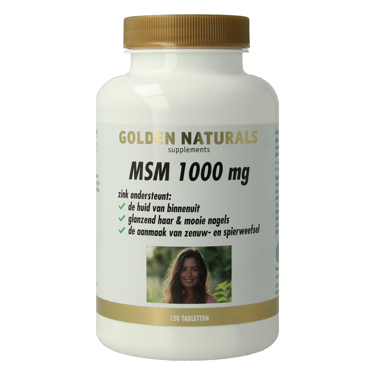 Golden Naturals MSM (zink & bioperine) 120.00 Tabletten