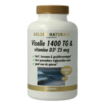 Golden Naturals Visolie 1400 TG vitamine D3 120.00 Softgels