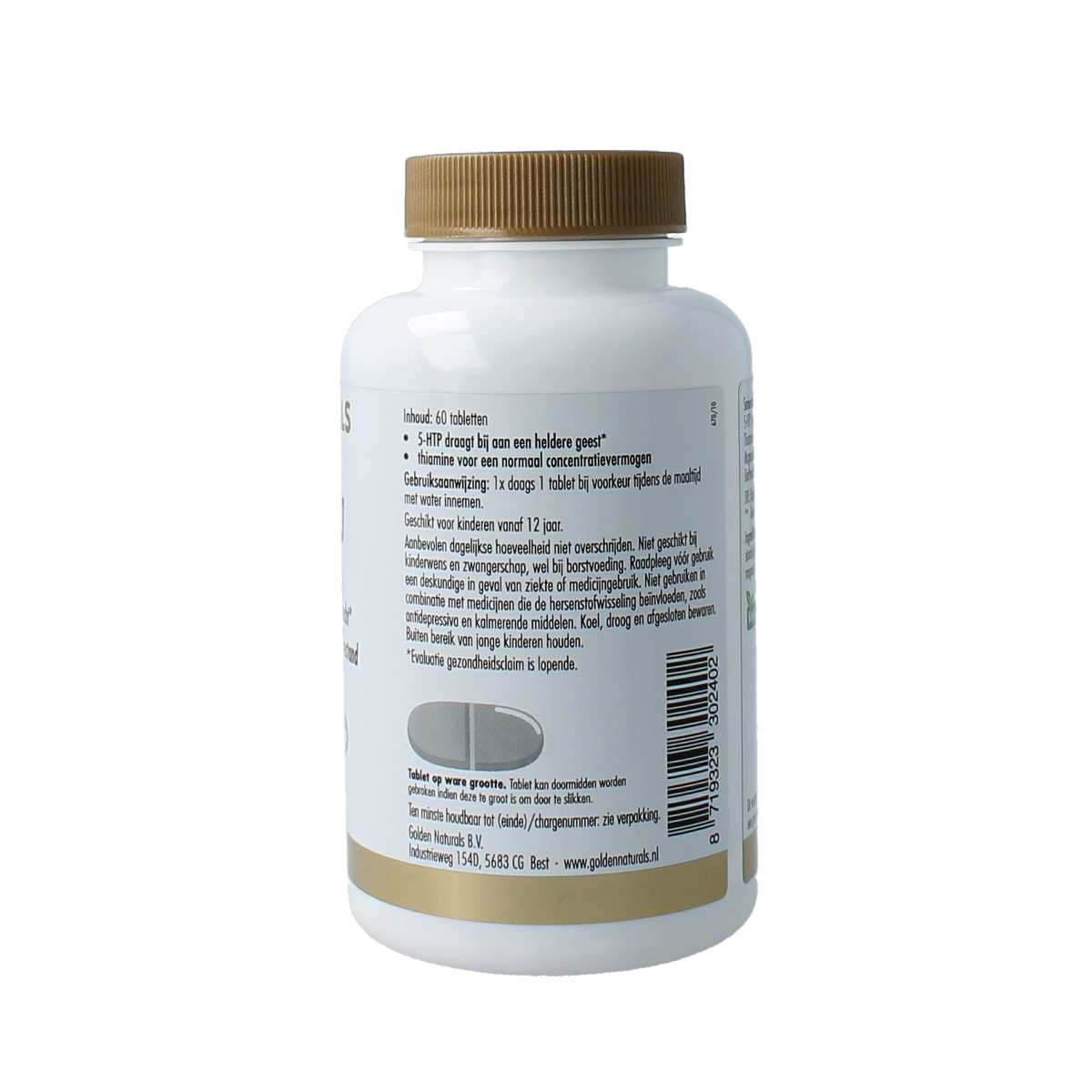 Golden Naturals 5-HTP 250mg vegan 60.00 Tabletten