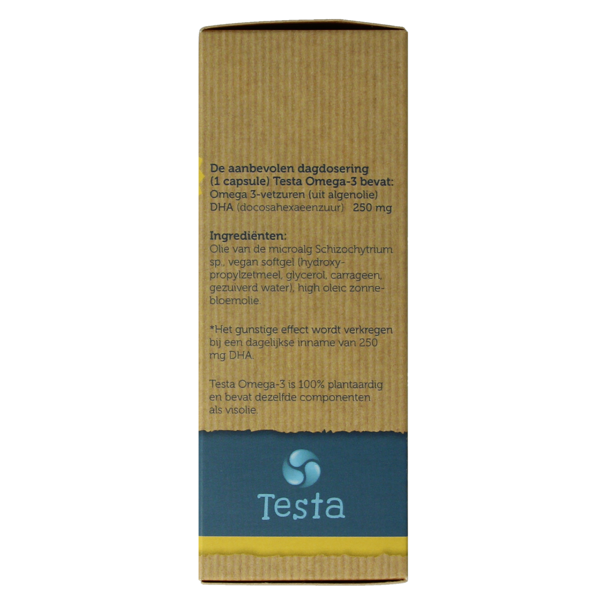 Testa Omega 3 algenolie 250mg DHA vegan NL 60.00 Vegetarische capsules