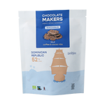 Chocolatemakers Zeiltjes melk 52% met cacaonibs & koffie bio 100.00 Gram