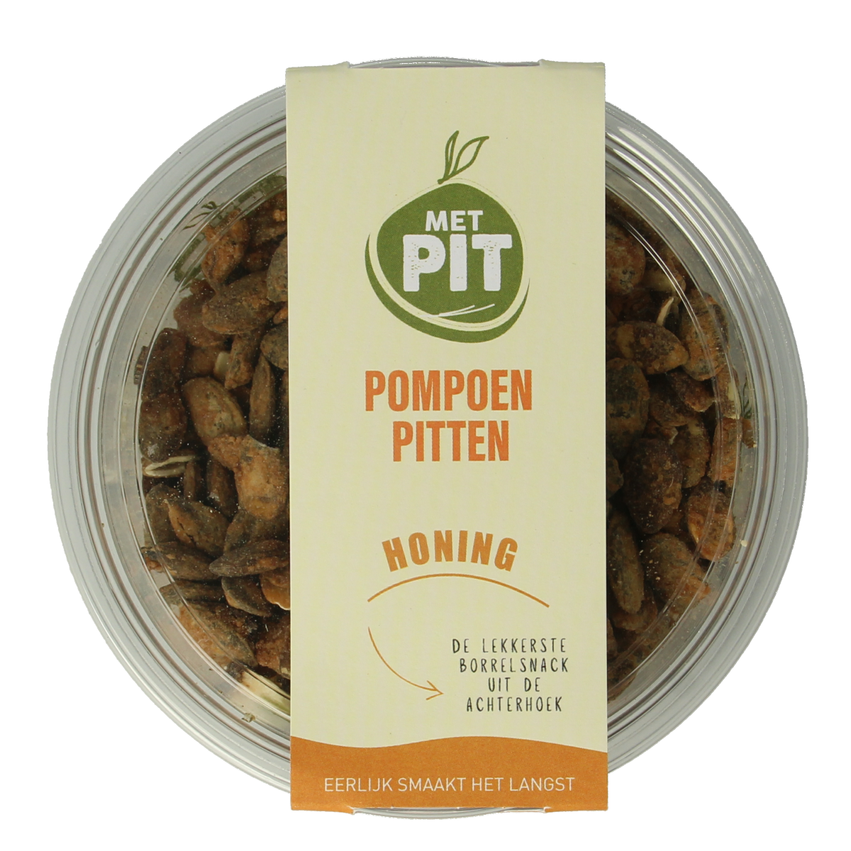 Met PIT Pompoenpitten honing 150.00 Gram