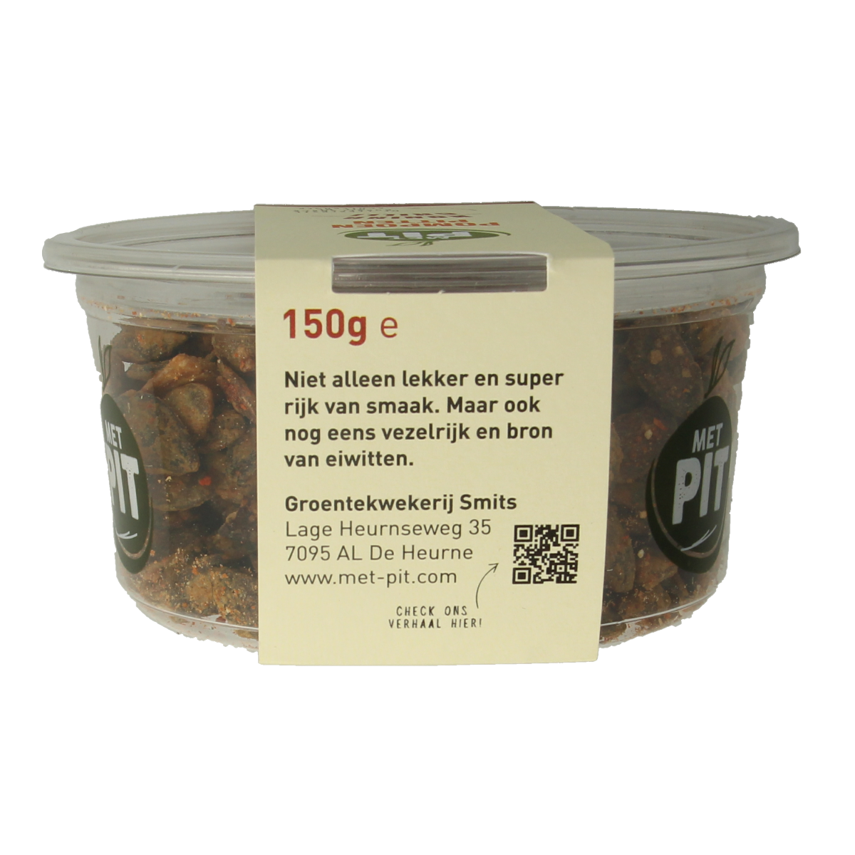 Met PIT Pompoenpitten honing chili 150.00 Gram