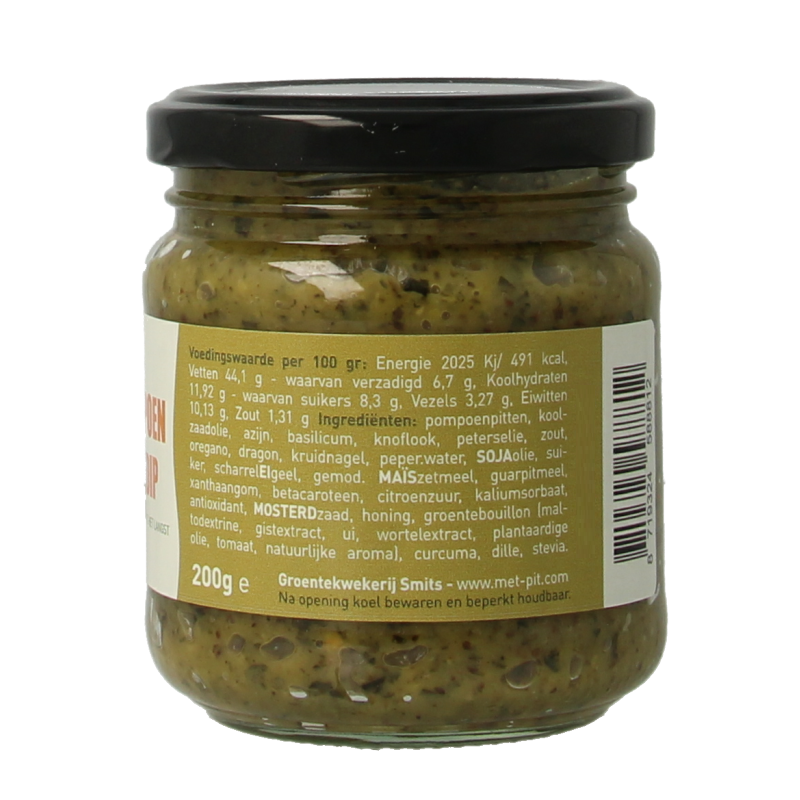 Met PIT Pompoenpit dip 200 Gram