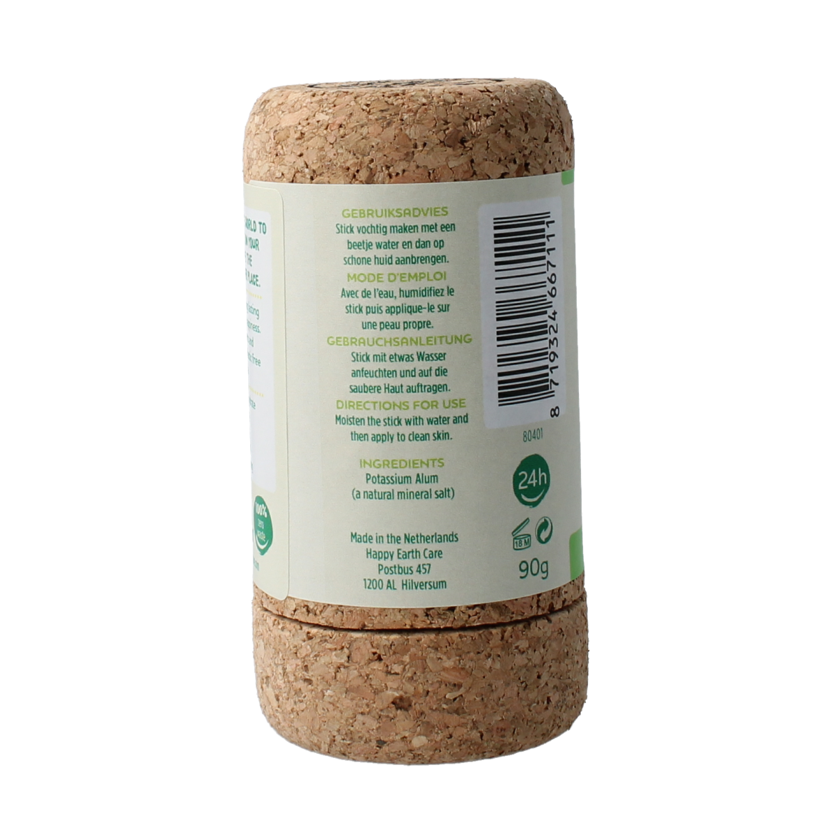 Happy Earth Pure crystal deodorant unscented 90.00 Gram
