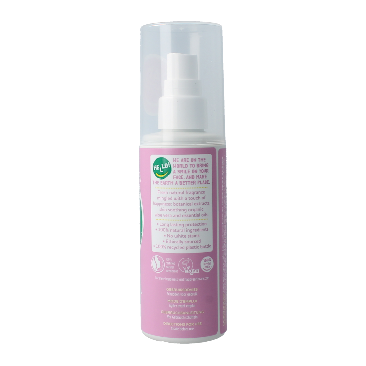 Happy Earth Pure deodorant spray lavender ylang 100.00 Milliliter