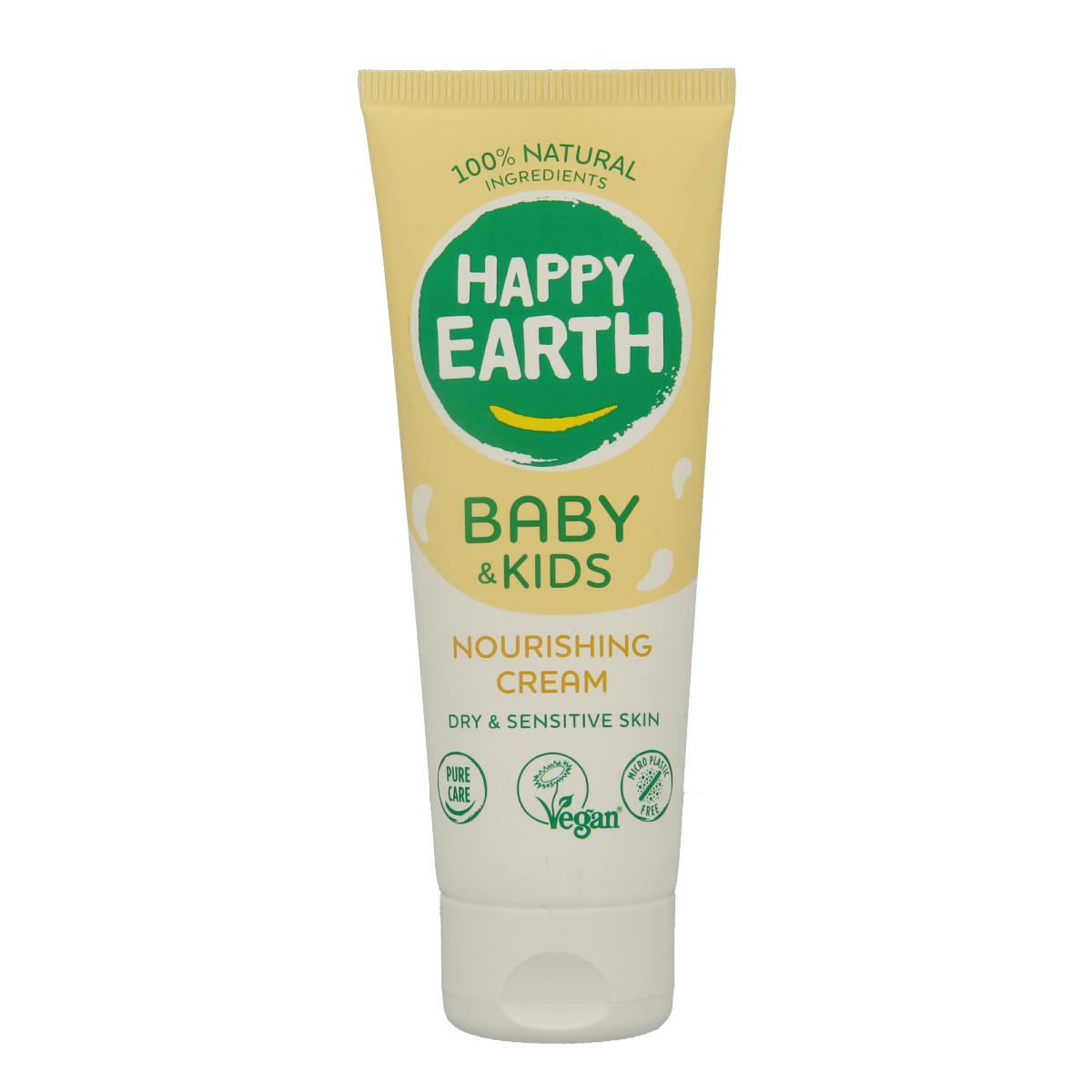 Happy Earth Voedende creme voor baby & kids 75.00 Milliliter