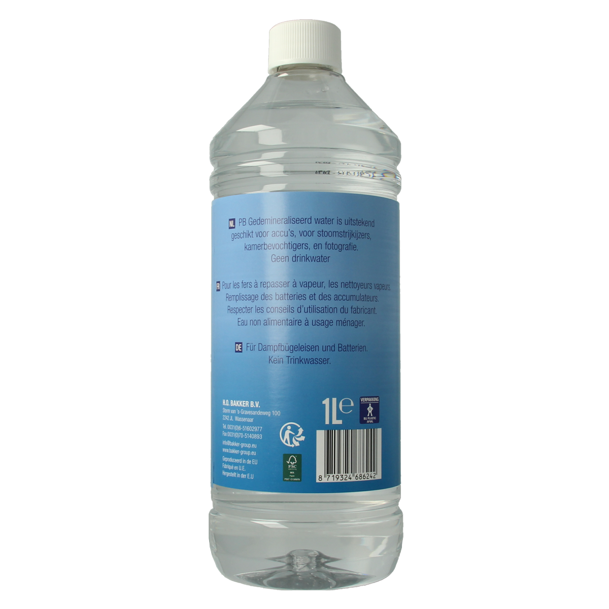 PB Gedemineraliseerd water 1000.00 Milliliter