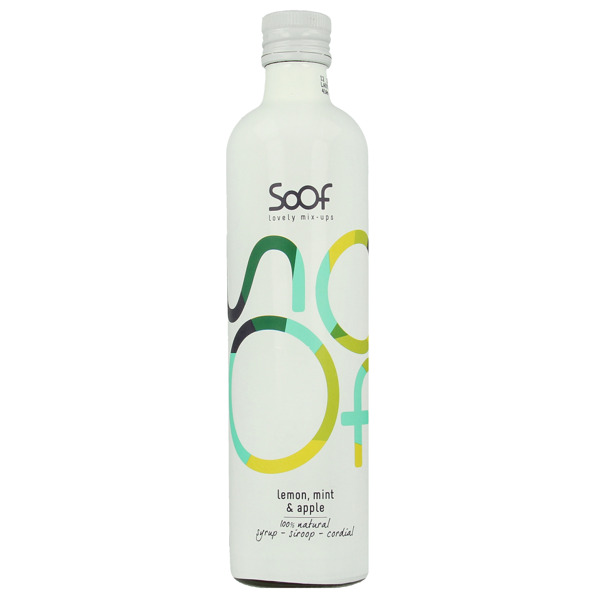 Soof Drinks Siroop citroen munt & appel 340.00 Milliliter