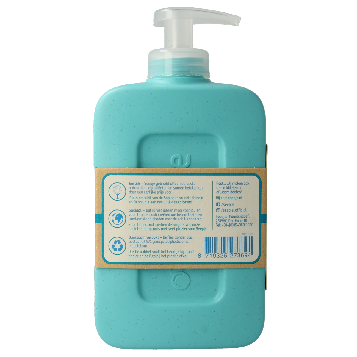Seepje Handzeep eucalyptus & rozemarijn 300.00 Milliliter