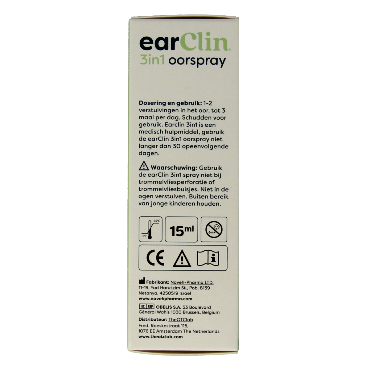 Earclin Easpray 3-in-1 15.00 Milliliter