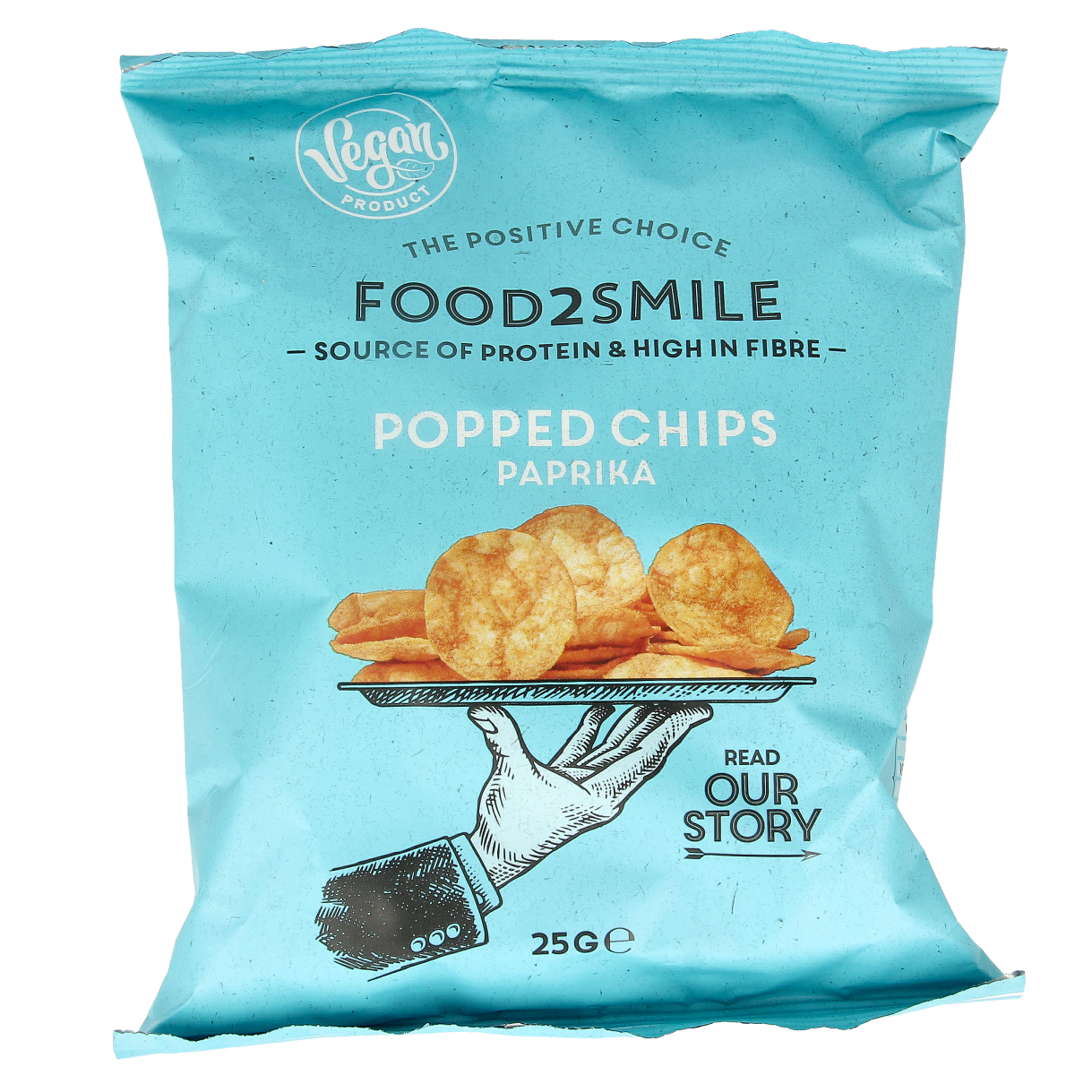 Food2Smile Popped chips paprika 25.00 Gram